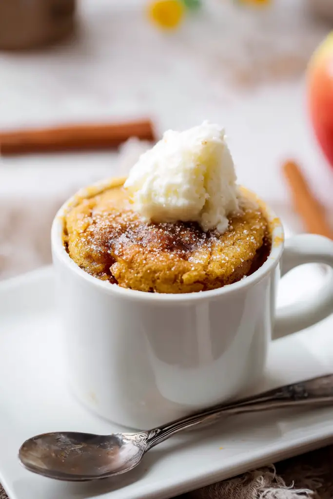 apple mug cake