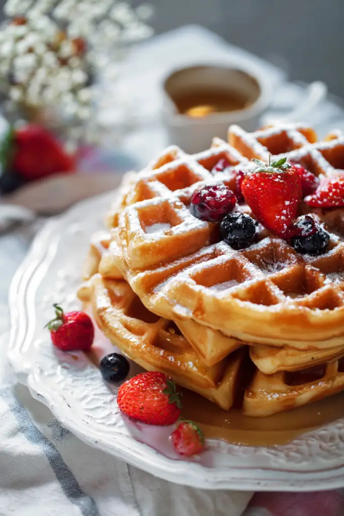 Belgian waffle recipe