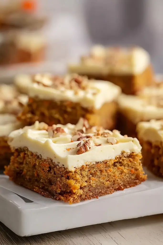 carrot cake bars