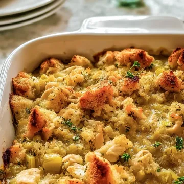 Chicken and Stuffing Casserole