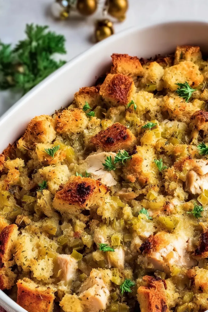 chicken and stuffing casserole