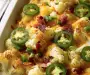 Jalapeño Popper Cauliflower Casserole Recipe (Low-Carb)