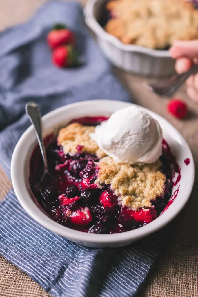 Mixed Berry Cobbler