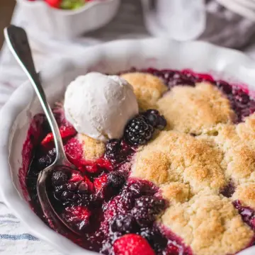 Mixed Berry Cobbler