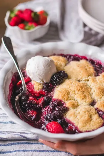 Mixed Berry Cobbler
