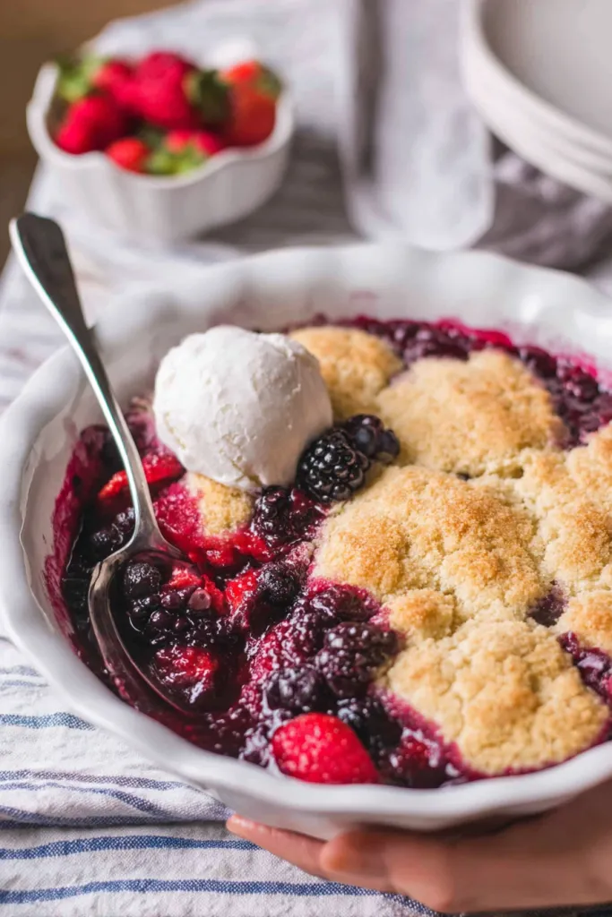 Mixed Berry Cobbler