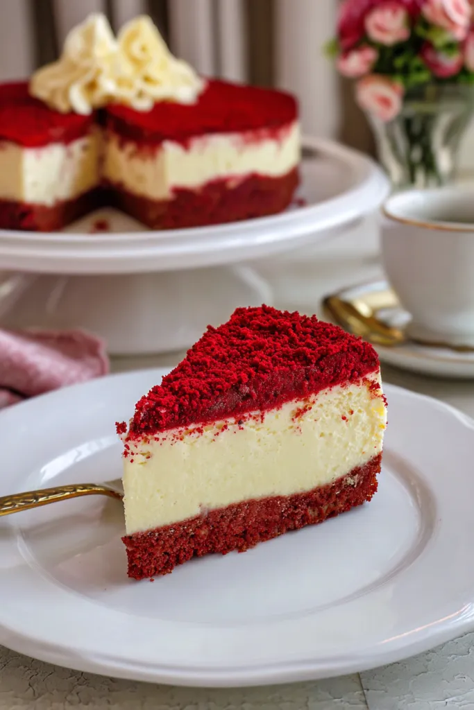 red velvet cheesecake