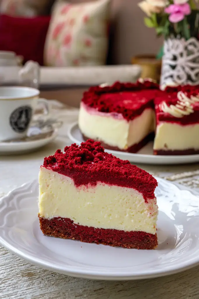 red velvet cheesecake