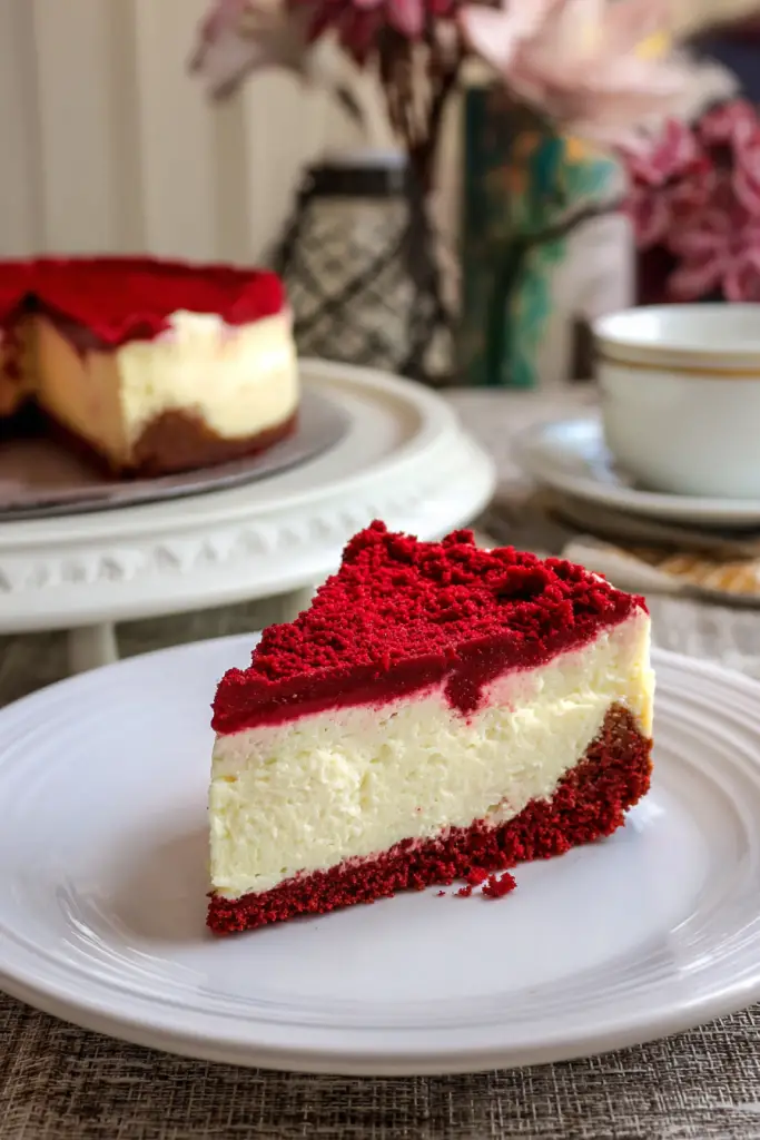 red velvet cheesecake
