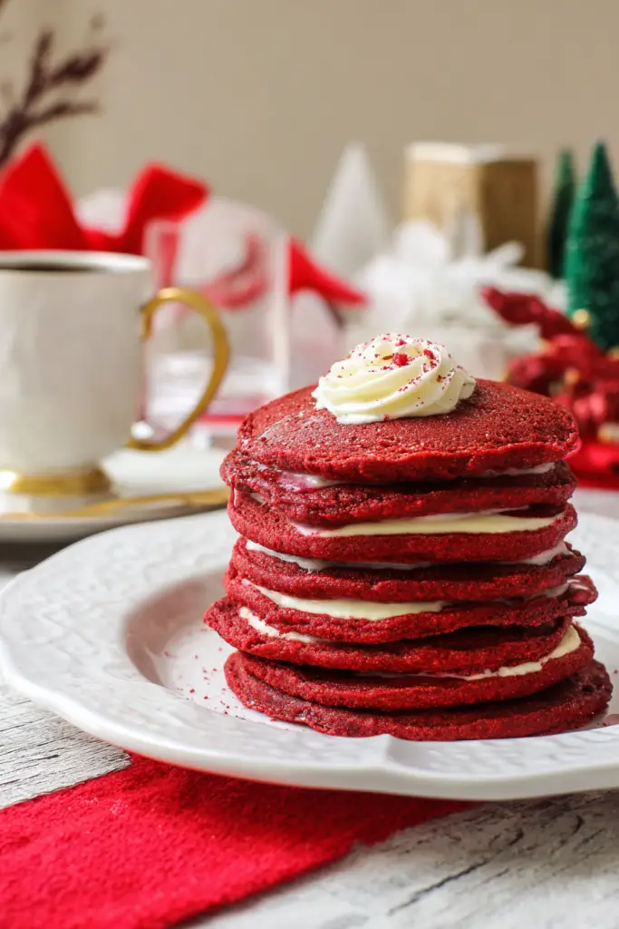 Red Velvet Pancakes