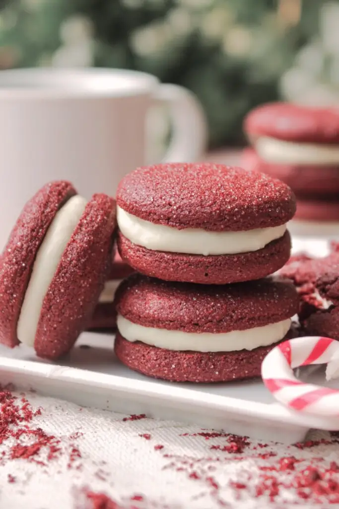 red velvet sandwich cookies