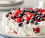 Red White Blue Cheesecake Salad Recipe (No-Bake)