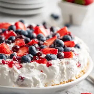 Red White Blue Cheesecake Salad