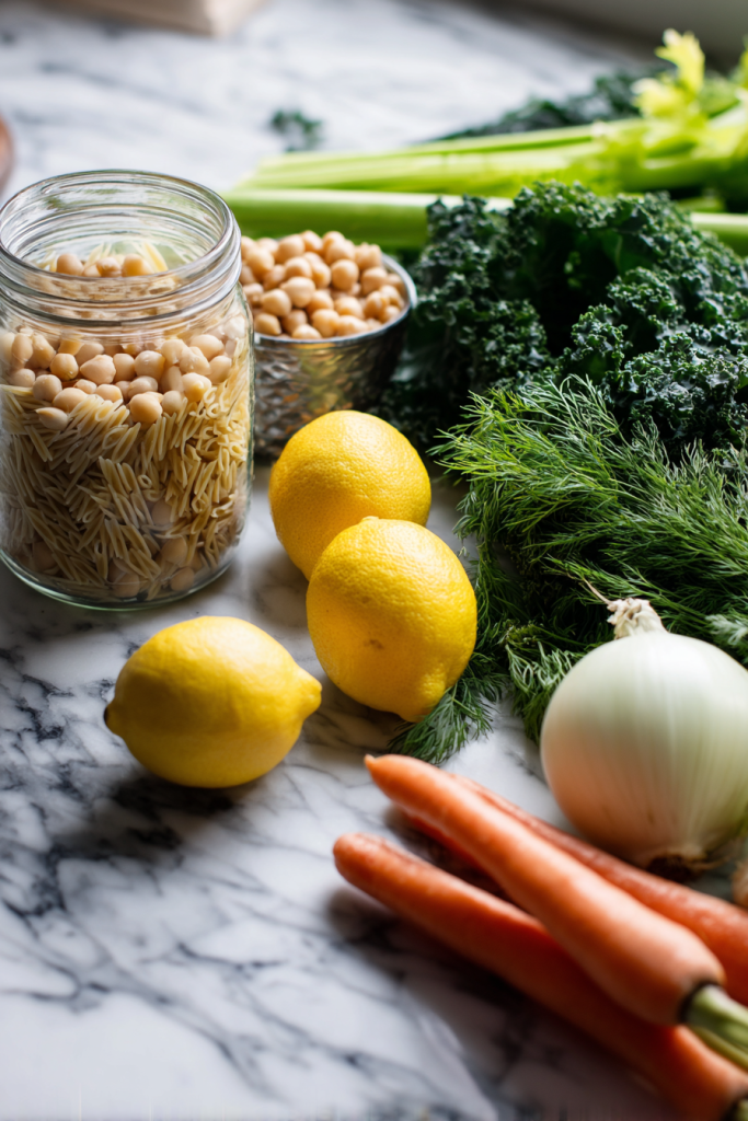 chickpea orzo soup
