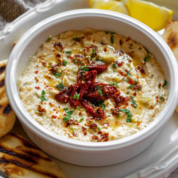 Creamy Artichoke and Sun-Dried Tomato Dip