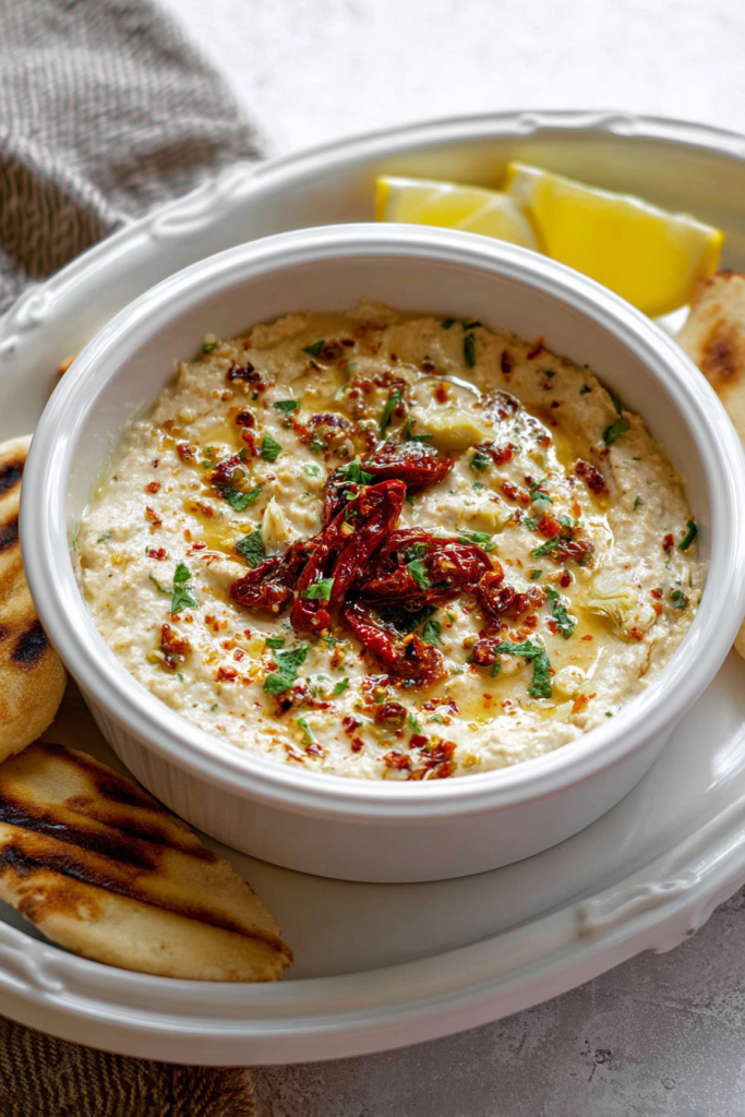 artichoke sun-dried tomato dip