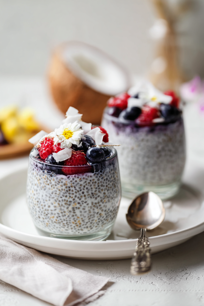 coconut chia pudding