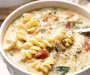 Creamy Tuscan Chicken Noodle Soup Recipe (25 Minutes)