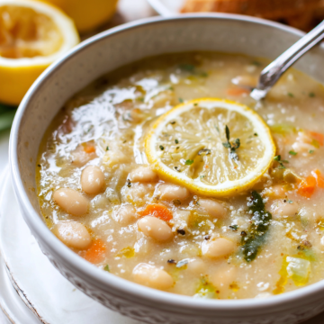 White Bean and Lemon Soup