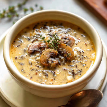 Wild Rice Mushroom Soup