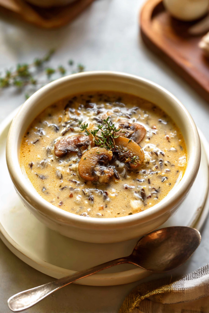 wild rice mushroom soup