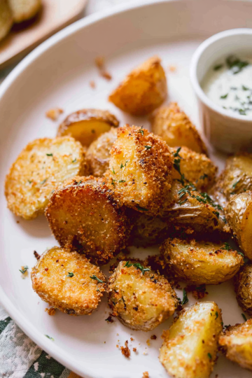 Crispy Roasted Parmesan Potatoes
