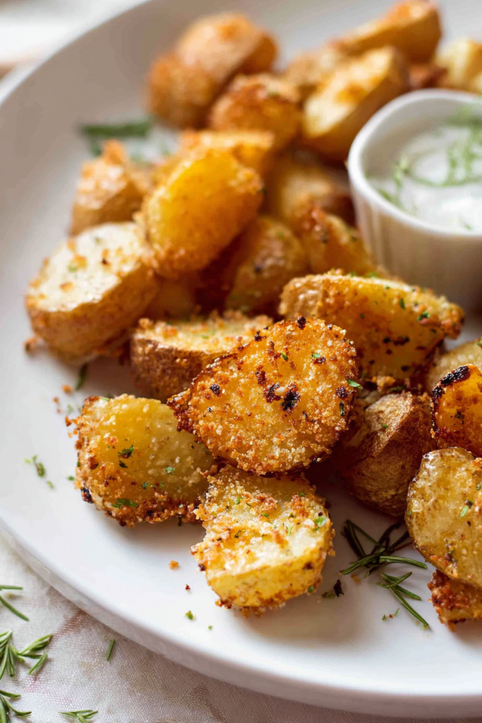 crispy roasted parmesan potatoes