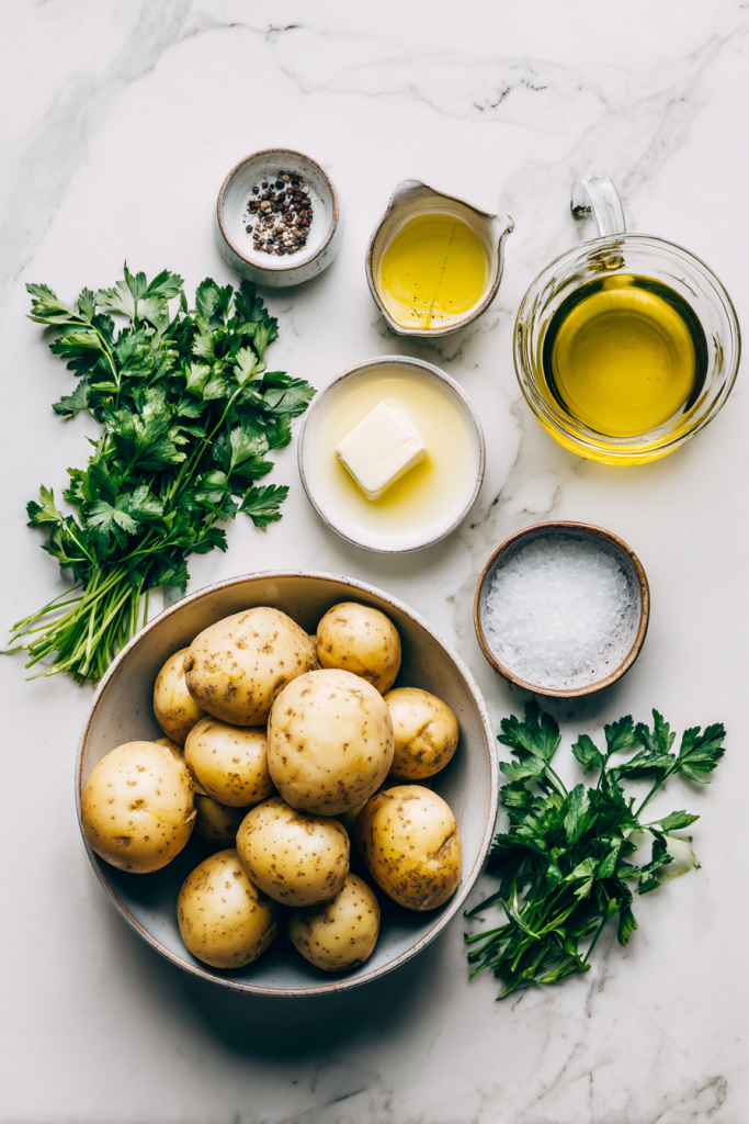 crispy smashed potatoes