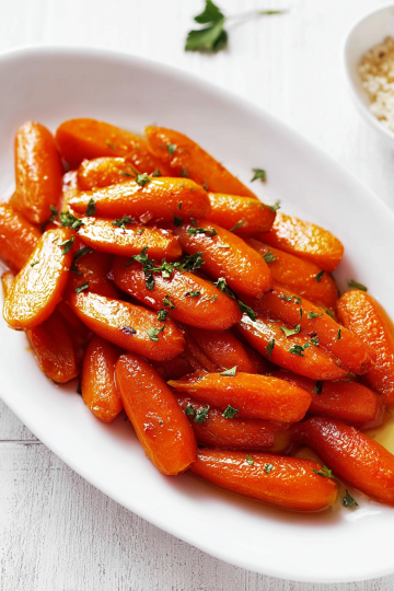 Oven-Roasted Honey Glazed Carrots