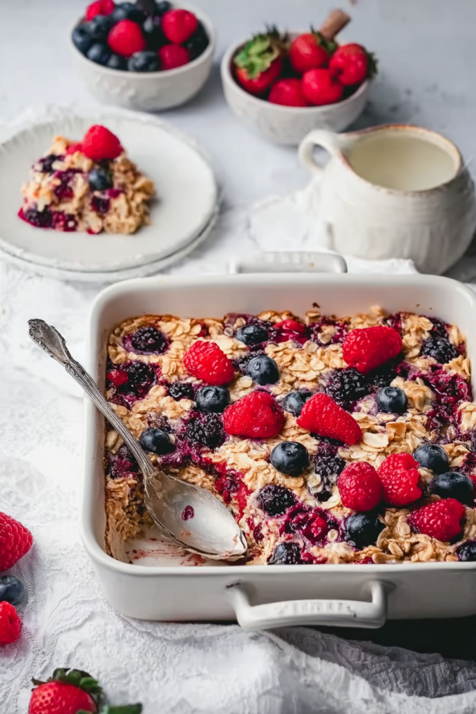berry baked oatmeal