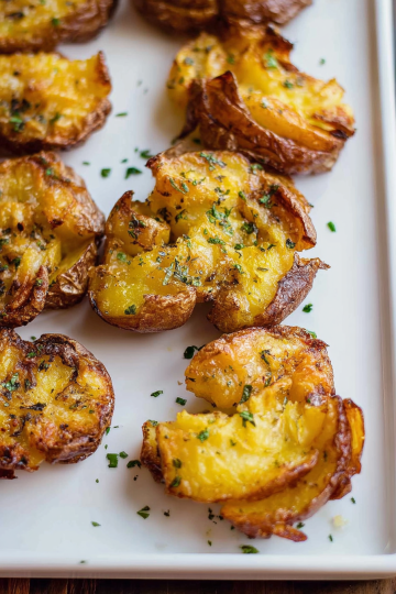 Ultra Crispy Smashed Potatoes