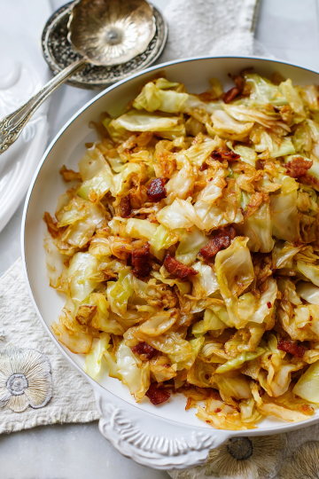 Easy Fried Cabbage