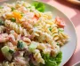 Creamy Seafood Pasta Salad with Shrimp & Crab