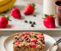 Strawberry Banana Chocolate Chip Baked Oatmeal Recipe