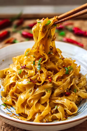 10-Minute Garlic Chili Oil Noodles