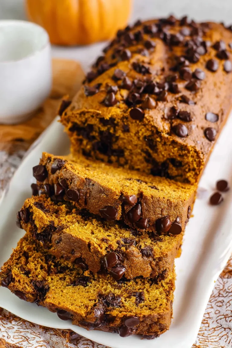 Best Moist Pumpkin Chocolate Chip Bread Recipe | Homemade