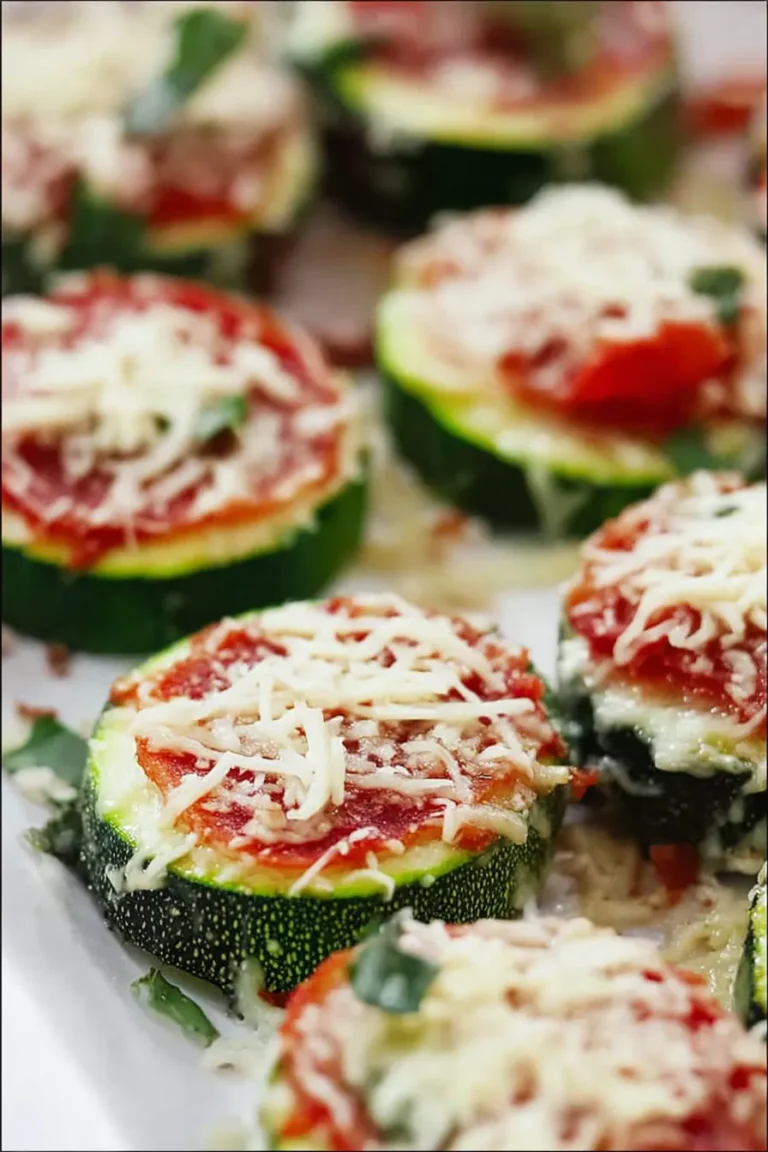 Easy Zucchini Pizza Bites